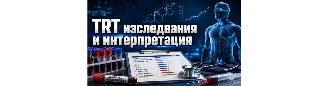 Кръвни изследвания при TRT и стероиден курс: пълен панел и интерпретация