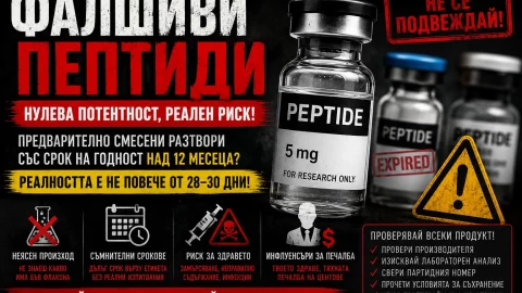 Фалшиви пептиди в България