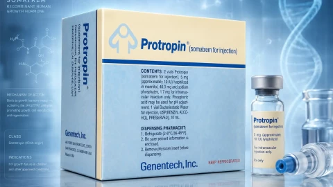 Somatrem (Protropin): първият рекомбинантен метионил-соматотропин