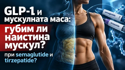 GLP-1 и мускулната маса: губим ли наистина мускул при semaglutide и tirzepatide?