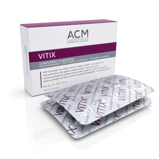 ACM Vitix 30 таблетки – антиоксидантна хранителна добавка при витилиго