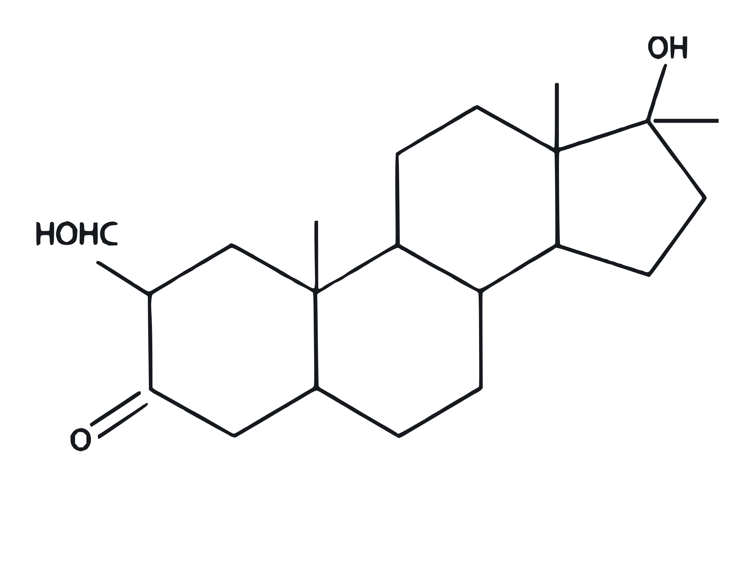 Молекулна структура на Oxymetholone Оксиметолон Anadrol