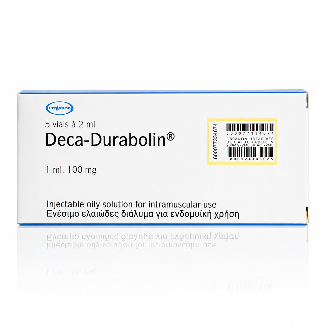 Deca-Durabolin Organon – нандролон деканоат, 5 ампули