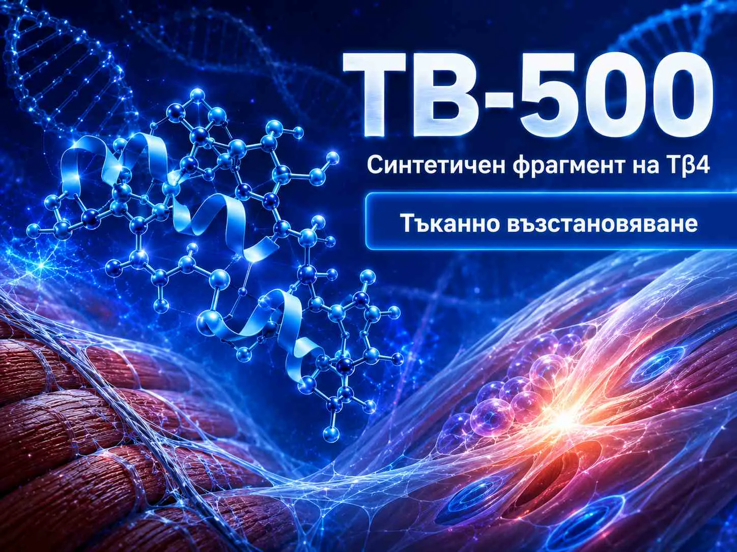 TB-500 и тимозин бета-4 – пептиди, клетъчна миграция и тъканно възстановяване