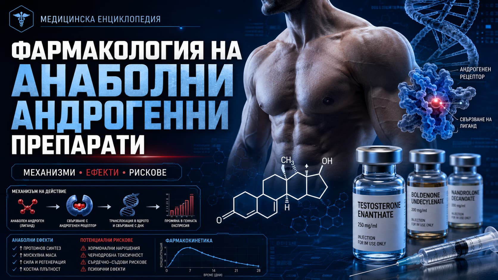 Фармакология на лекарствените препарати – фармакокинетика, фармакодинамика и молекулно действие