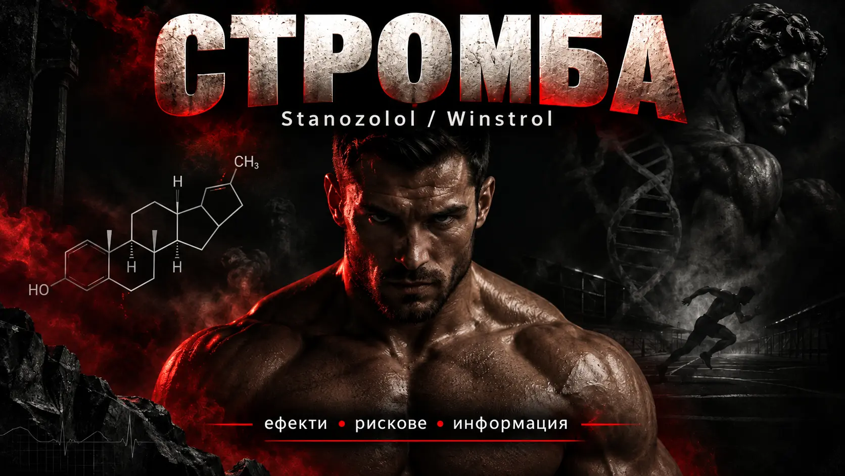 Stromba / Stanozolol / Winstrol – медицински и фармакологичен профил Stromba и Stanozolol – фармакология, медицинска история, андрогенен рецептор и Winstrol